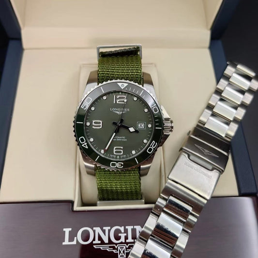 Longines Concas L3.781.4.06.6 green dial