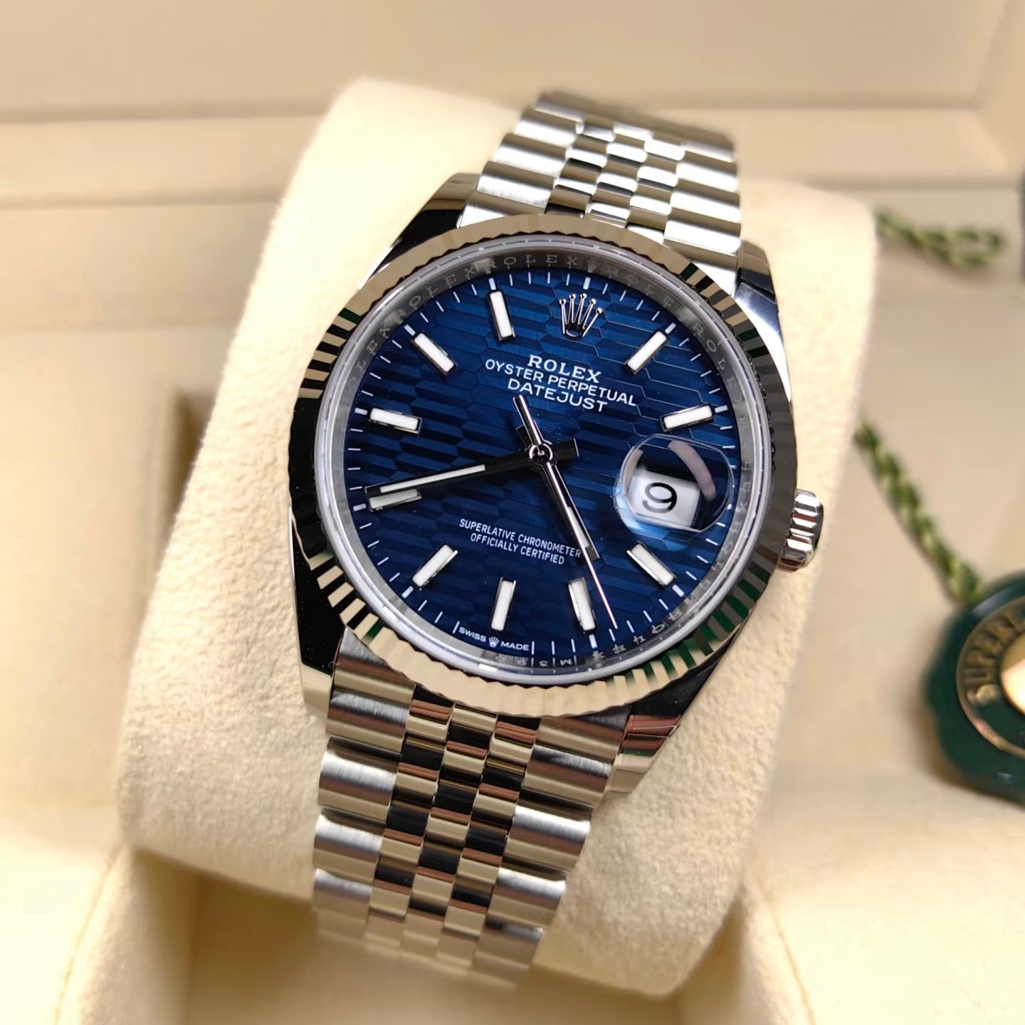 Rolex 126234-0049 Blue Wave Date