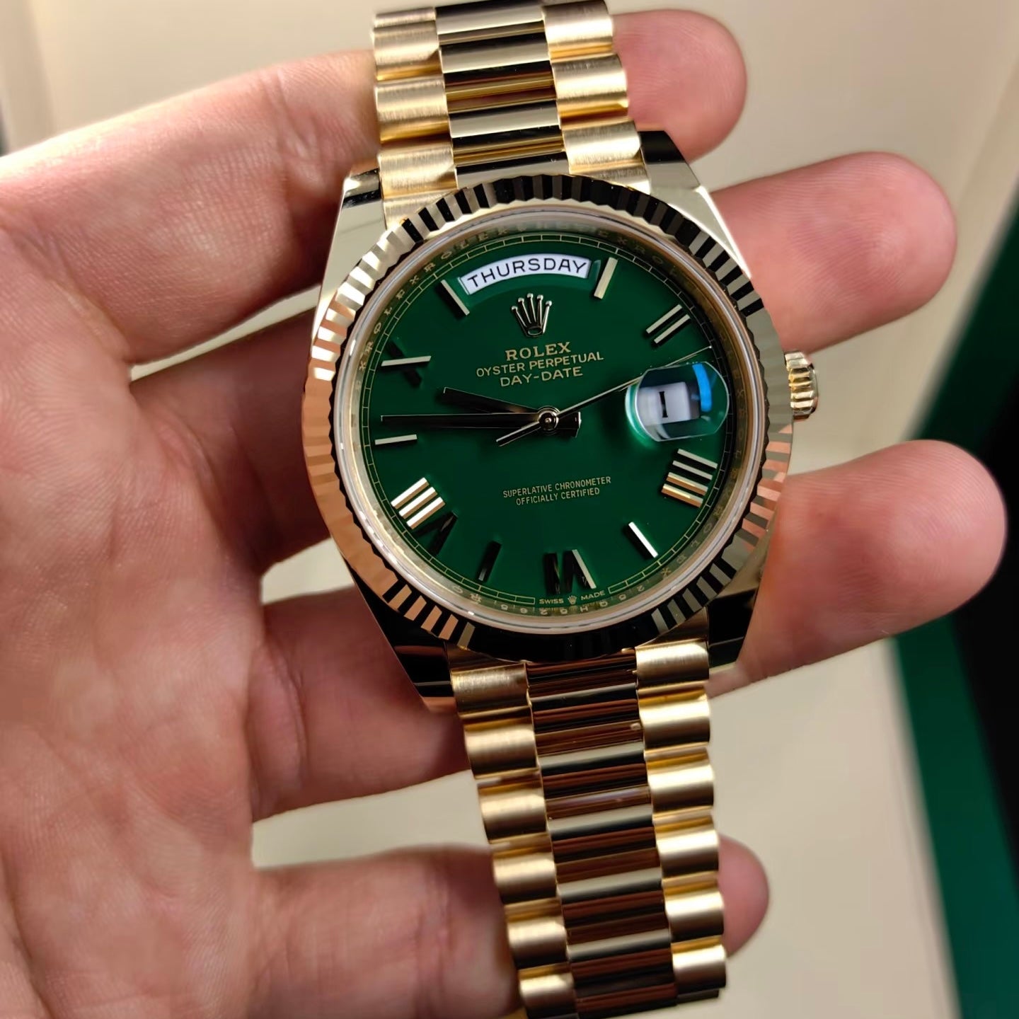 Rolex 228238-0061 Gambling Table Green DD