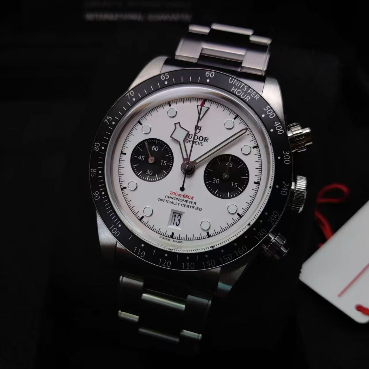 Tudor 79360-0002 White Panda Chronograph